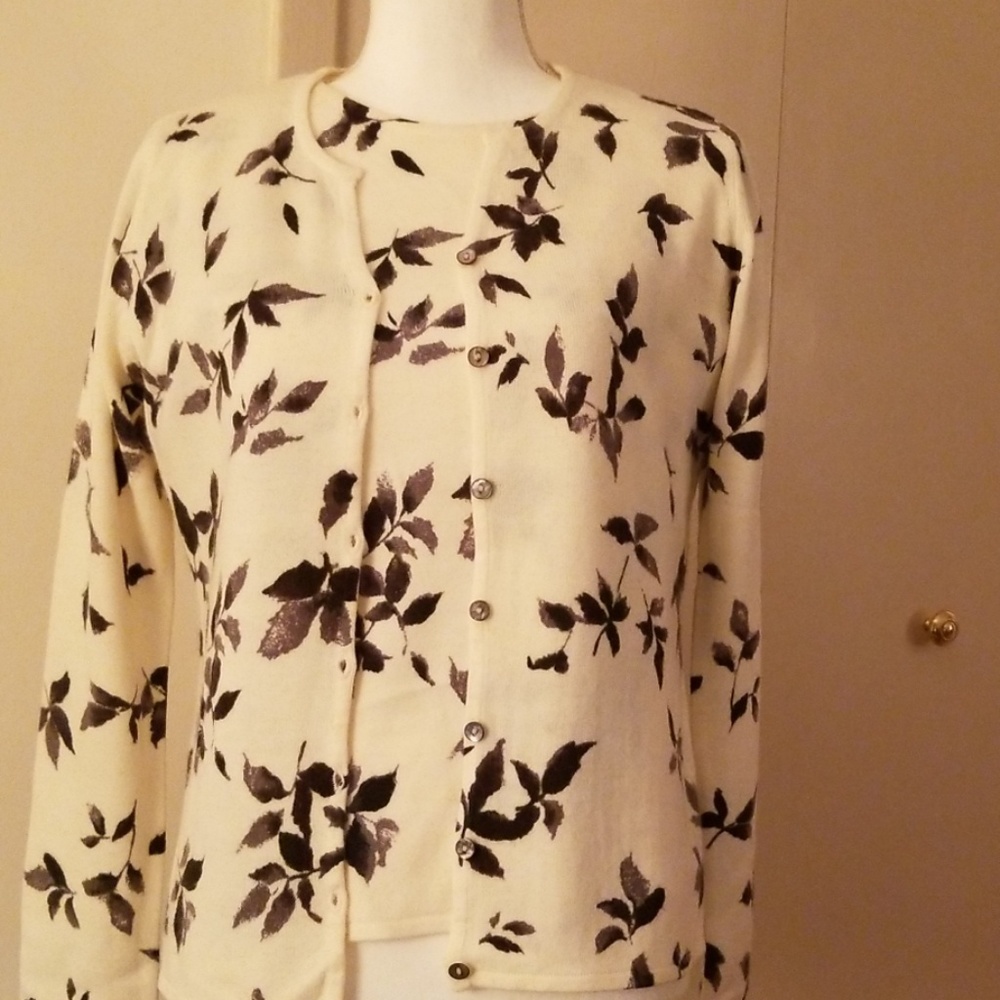 Cardigan and top  Van Heusen